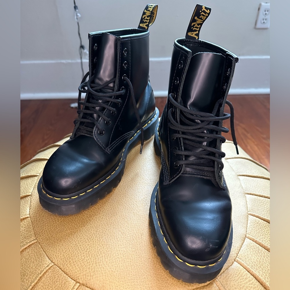 1460 Bex Smooth Leather Platform Boots